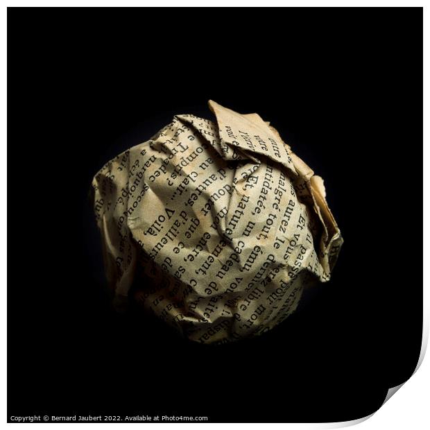Ball paper  Print by Bernard Jaubert