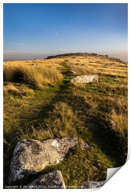 Stowes Hill Bodmin Moor Print by Jim Peters