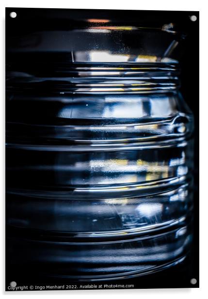 Vertical shot of plastic water bottle Acrylic by Ingo Menhard