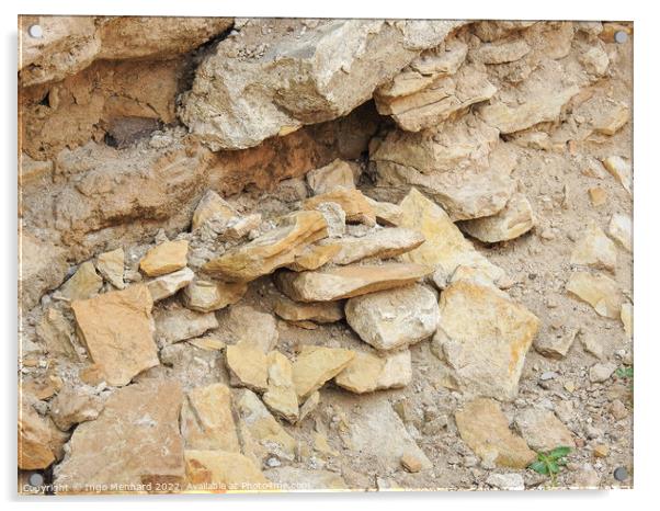 A pile of rocks Acrylic by Ingo Menhard