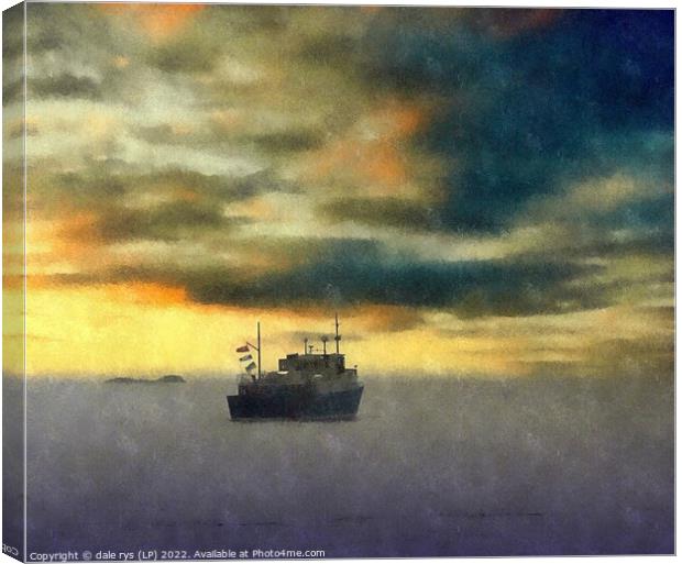 Off into the sunset argyll and bute Canvas Print by dale rys (LP)
