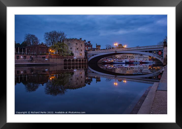 Captivating Reflections of York Framed Mounted Print by Richard Perks