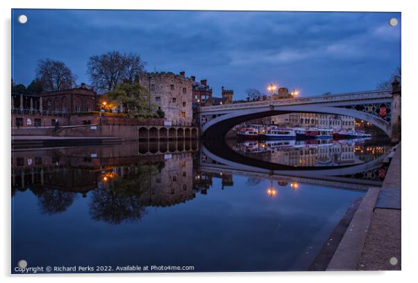 Captivating Reflections of York Acrylic by Richard Perks