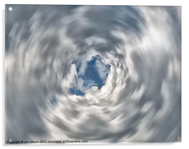 Inside the Storm Acrylic by Iain Mavin