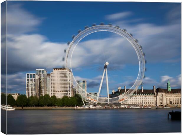 London Eye England Canvas Print by Clive Eariss