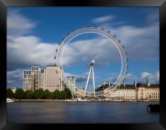 London Eye England Framed Print by Clive Eariss