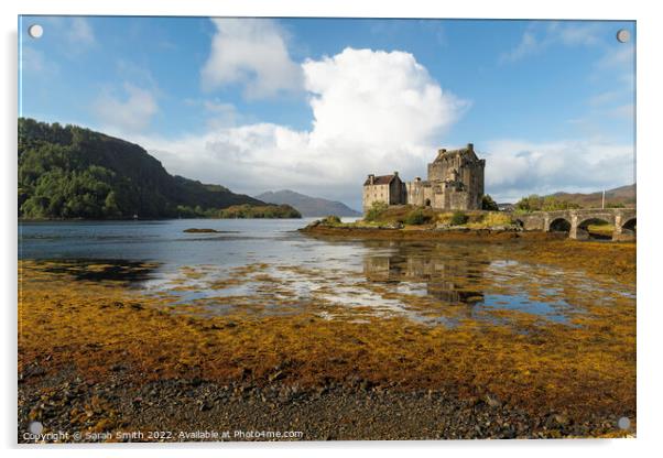 Castle Eilean Donan Acrylic by Sarah Smith