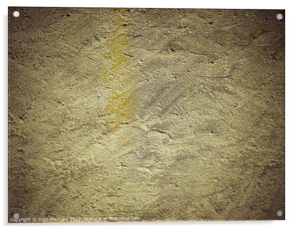 Closeup of a stone texture background Acrylic by Ingo Menhard