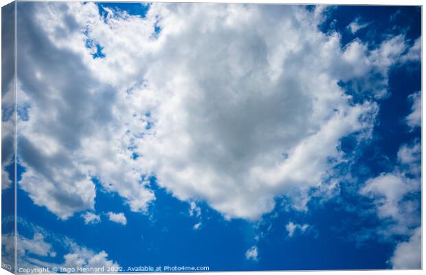 Beautiful shot of the cloudy sky Canvas Print by Ingo Menhard