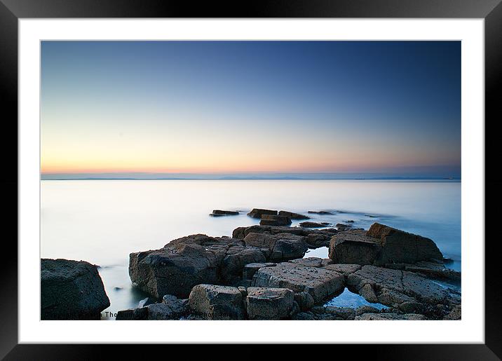 Tranquil Sunset Framed Mounted Print by Keith Thorburn EFIAP/b