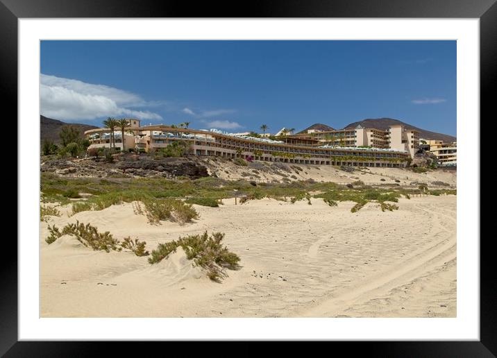 Fuertaventura Palace, Playa De Jandia Framed Mounted Print by Rob Cole