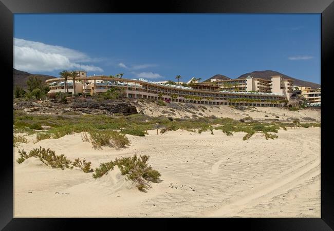 Fuertaventura Palace, Playa De Jandia Framed Print by Rob Cole