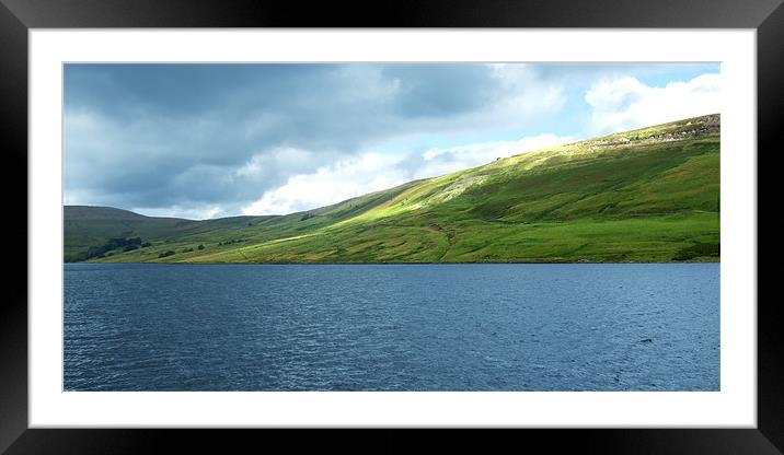 Scar House Reservoir Framed Mounted Print by Matt Cochrane