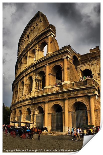 The Colosseum Print by Darren Burroughs