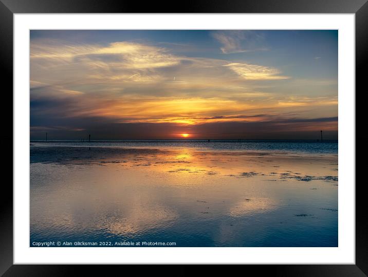 lovely evening out  Framed Mounted Print by Alan Glicksman
