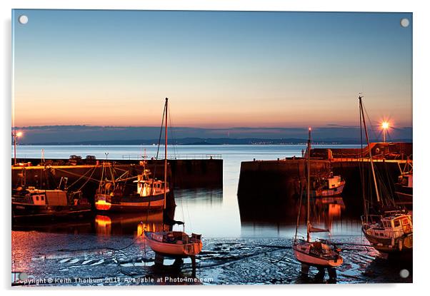 Cockenzie Harbour Acrylic by Keith Thorburn EFIAP/b