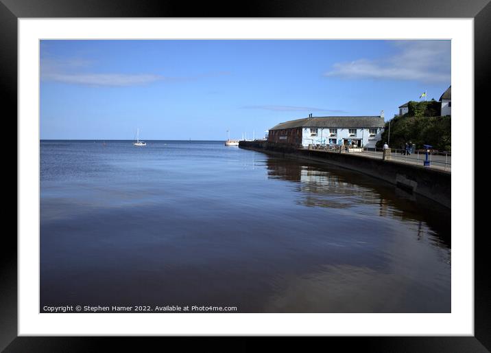 Serenity at Paignton Harbour Framed Mounted Print by Stephen Hamer