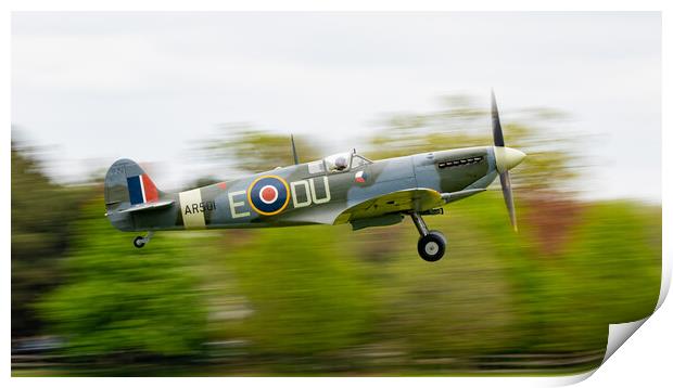 Supermarine Spitfire Mk Vb AR501 Print by J Biggadike