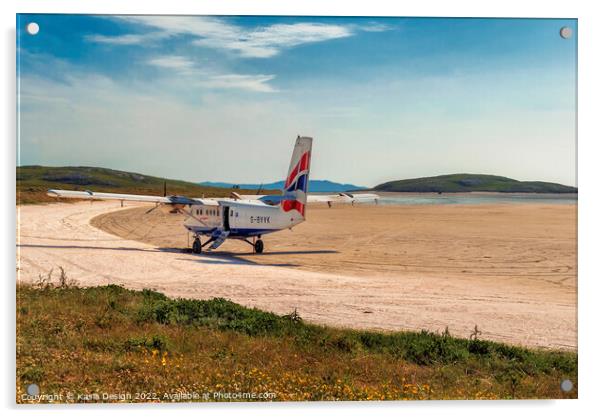 Barra Beach Runway Acrylic by Kasia Design