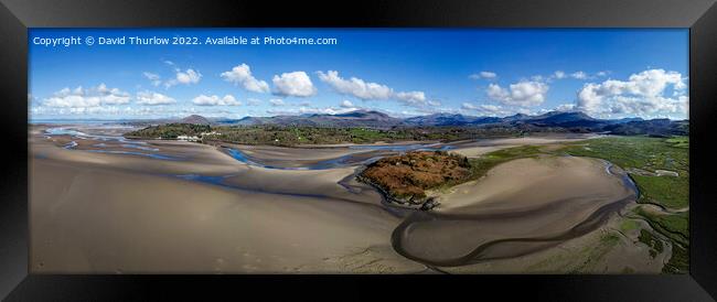 Portmeirion Italianate Village, gateway to beautiful Snowdonia Framed Print by David Thurlow