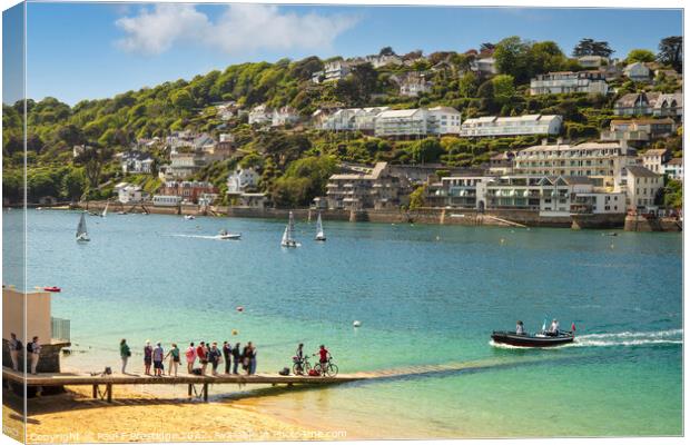 Crossing the Estuary Canvas Print by Paul F Prestidge