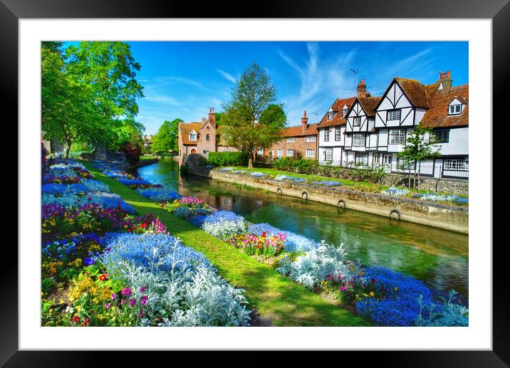 Canterbury Westgate Park Gardens  Framed Mounted Print by Alison Chambers