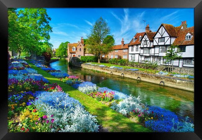 Canterbury Westgate Park Gardens  Framed Print by Alison Chambers
