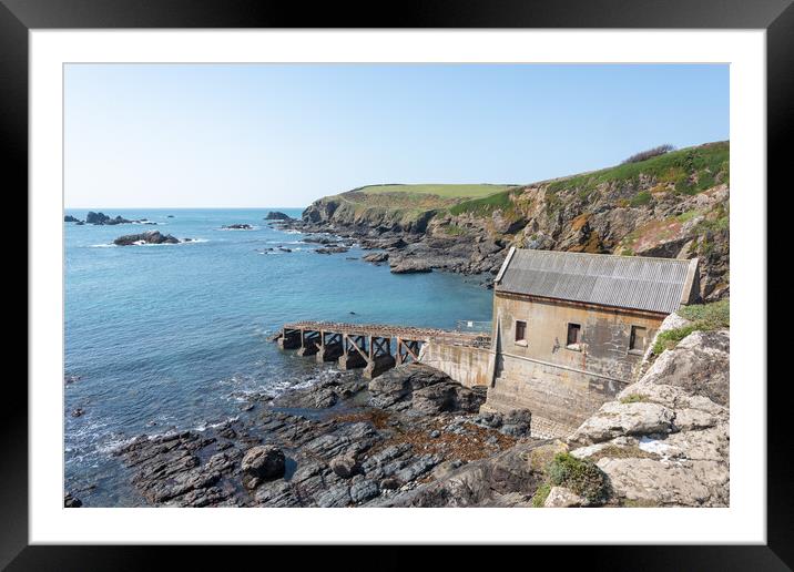 Lizard Point, Cornwall Framed Mounted Print by Graham Custance
