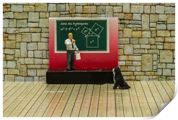 The Unlikely Student Print by Steve Purnell