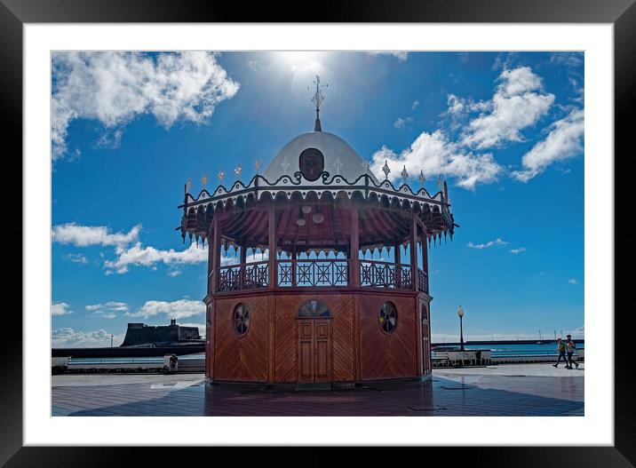 Tourist Office in Arrecife Framed Mounted Print by Joyce Storey