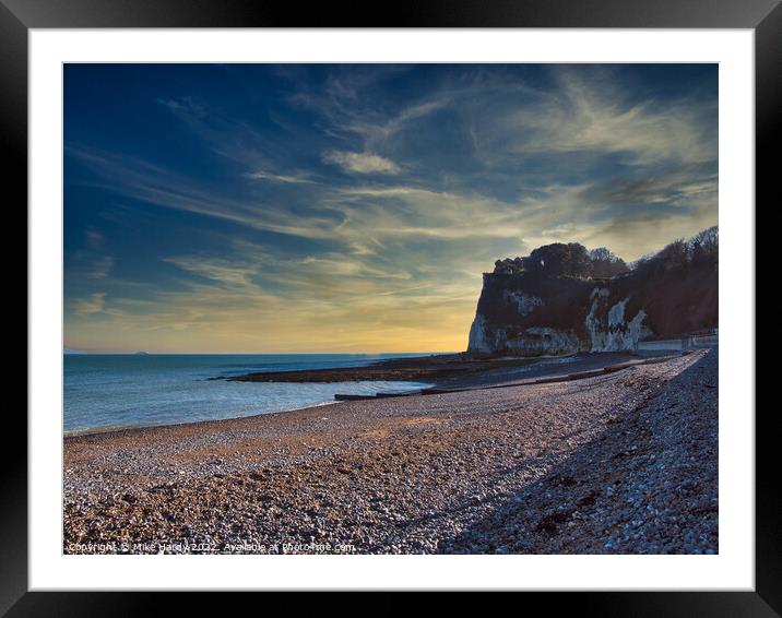 Sunset at St. Margarets Bay Framed Mounted Print by Mike Hardy
