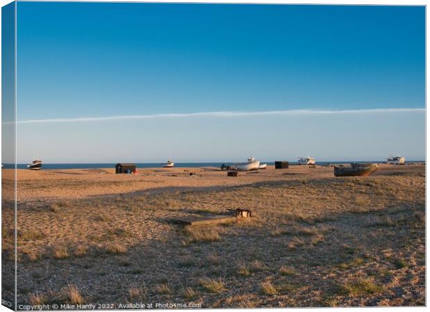Wild plains of Dungeness Canvas Print by Mike Hardy