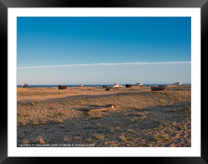 Wild plains of Dungeness Framed Mounted Print by Mike Hardy