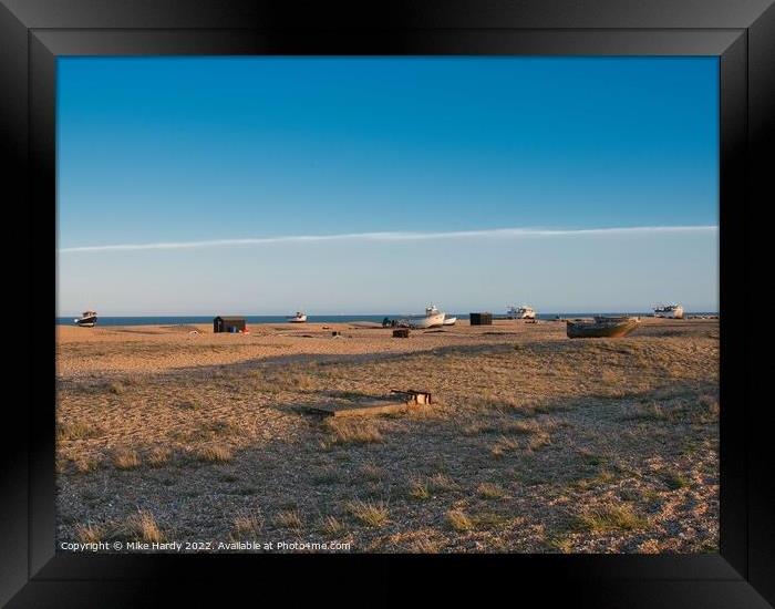 Wild plains of Dungeness Framed Print by Mike Hardy