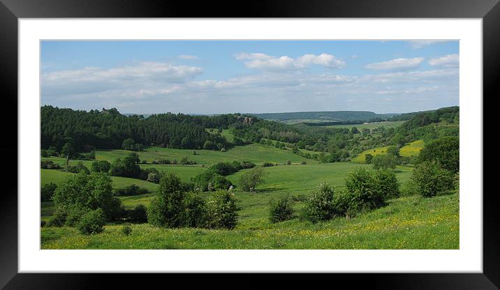 Birchover, Peak District Framed Mounted Print by Matt Cochrane