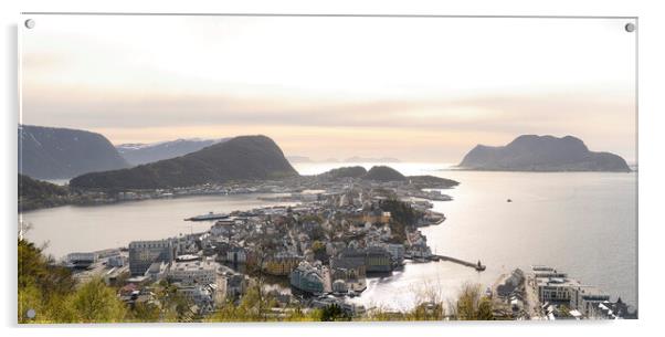 Picture-perfect Alesund Norway Acrylic by kathy white