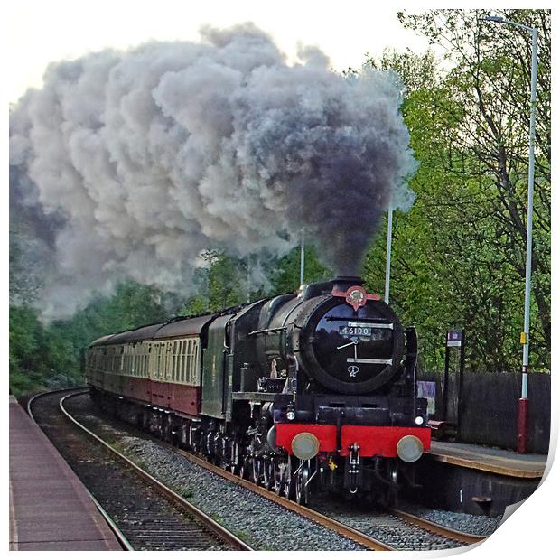 The power of Royal Scot. Print by David Birchall