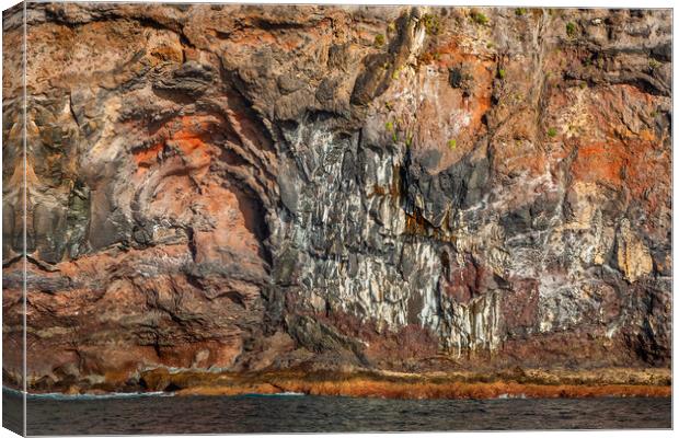 Scenic Cliff Rock At The Atlantic Ocean Canvas Print by Artur Bogacki