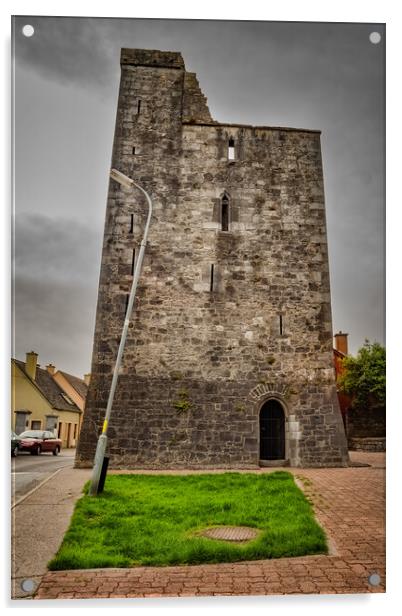Maudlin Castle in Kilkenny, Ireland Acrylic by Artur Bogacki