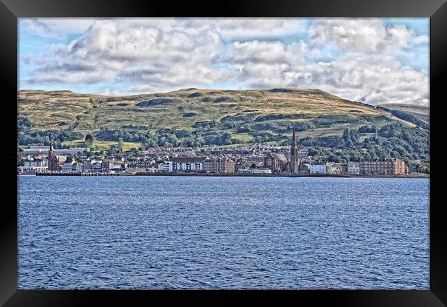 Largs on the firth of Clyde Framed Print by Allan Durward Photography