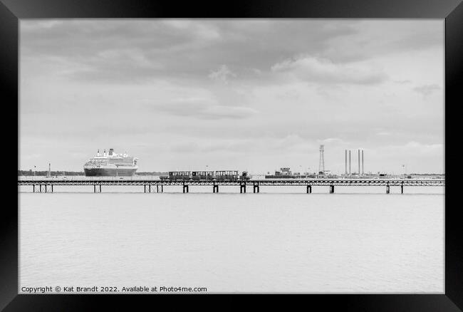 Hythe Pier, Port of Southampton  Framed Print by KB Photo
