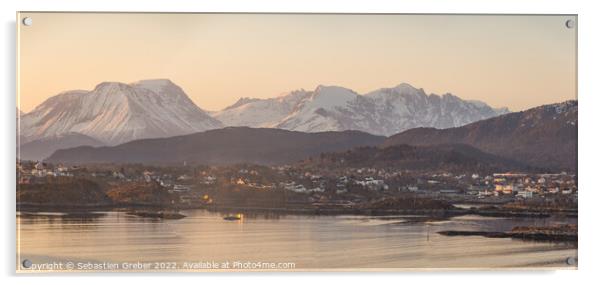 Alesund Panorama Acrylic by Sebastien Greber