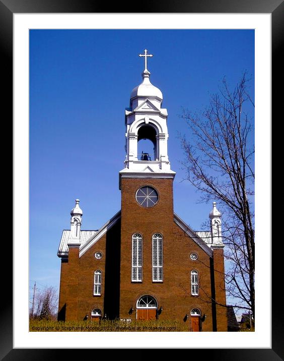 St. Charles Church Framed Mounted Print by Stephanie Moore