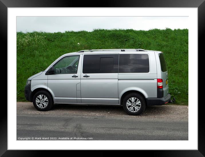 Volkswagen Transporter T5 Framed Mounted Print by Mark Ward