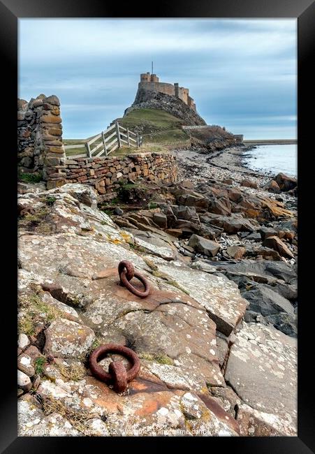 Lindisfarne Castle Holy island Northumberland UK Framed Print by Craig Yates