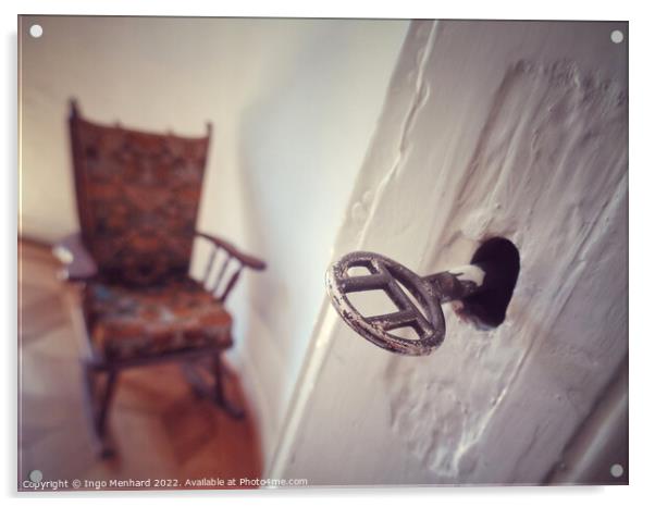 Old key Acrylic by Ingo Menhard
