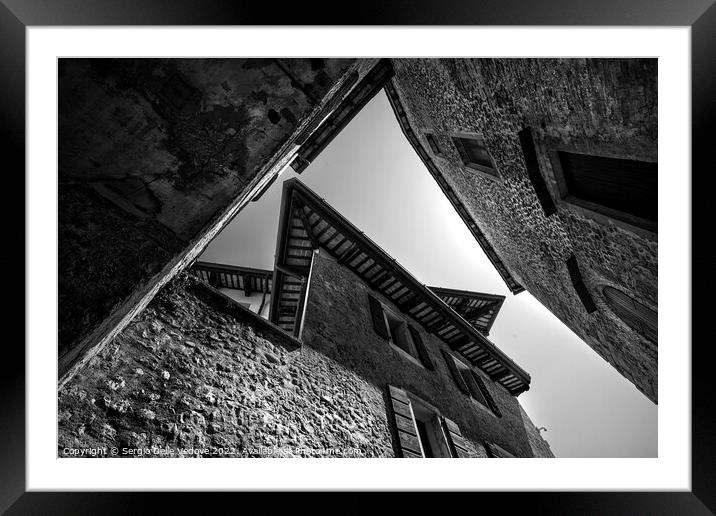 The castle of Spilimbergo, Italy Framed Mounted Print by Sergio Delle Vedove