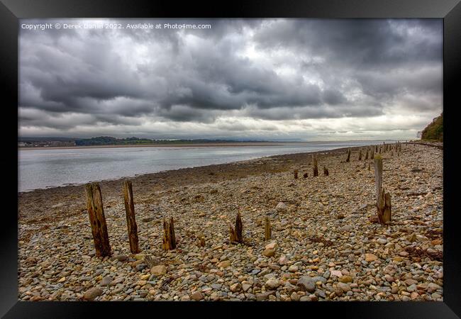 Dark Drama of Menai Strait Framed Print by Derek Daniel