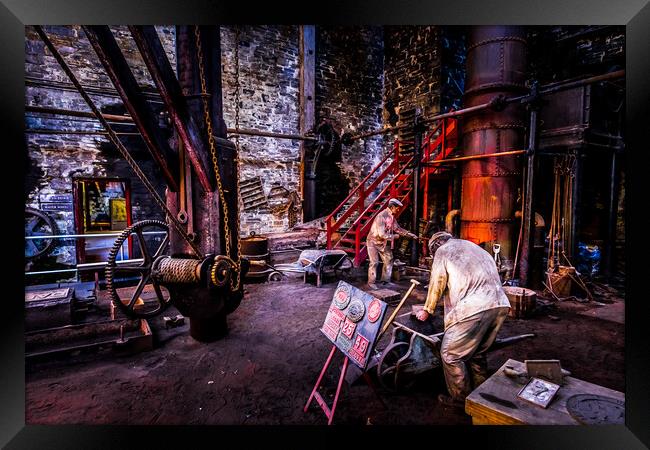 Ironworks Framed Print by chris smith