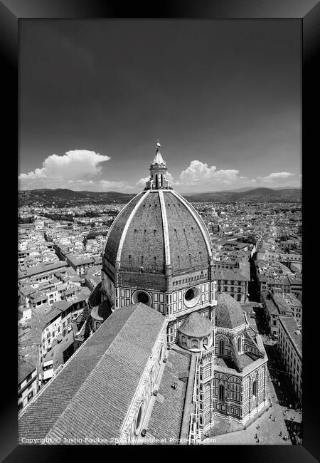 The Duomo, Florence, Tuscany, Italy Framed Print by Justin Foulkes